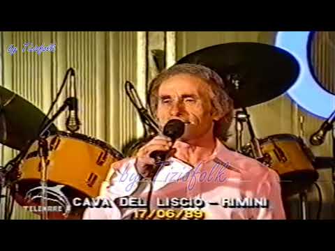 ALDO IL TIMIDO reclamizza l'orchestra IVANO NICOLUCCI alla Cava di Rimini nel 1989