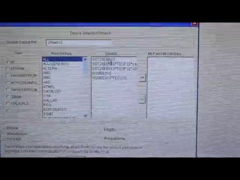 EEPROM / EPROM Programming Test with a GQ-4X Programmer