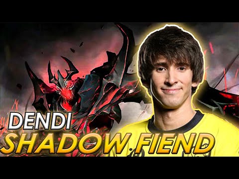 DENDI SPAMMING SF DENDI SHADOW FIEND FULL GAMEPLAY DOTA 2 PRO GAMEPLAY HIGHLIGHTS