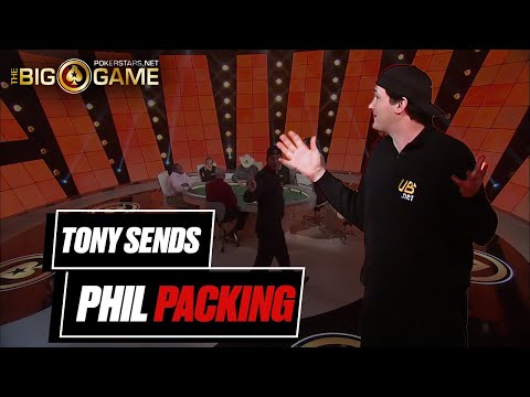 The Big Game S1 ♠️ W1 E5 ♠️ Tony G STACKS Hellmuth ♠️ PokerStars
