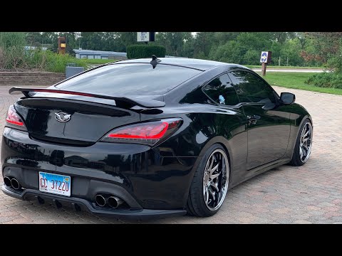 Aggressive Aodhans DSO2 (chrome black)wheel setup 😍 | Genesis coupe