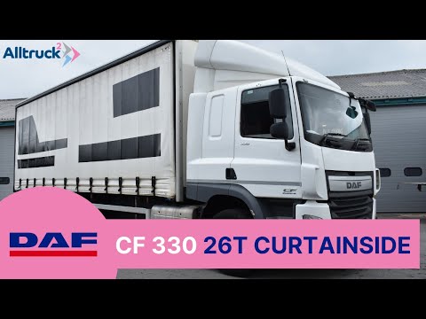 DAF CF 330 26T Curtainside with Tail Lift