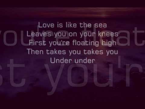 alicia keys - love is like the sea (lyrics)