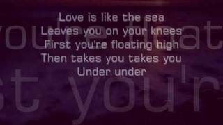 alicia keys - love is like the sea (lyrics)