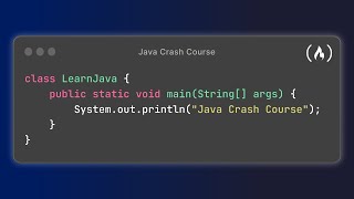 Download the video "Java Basics – Crash Course"