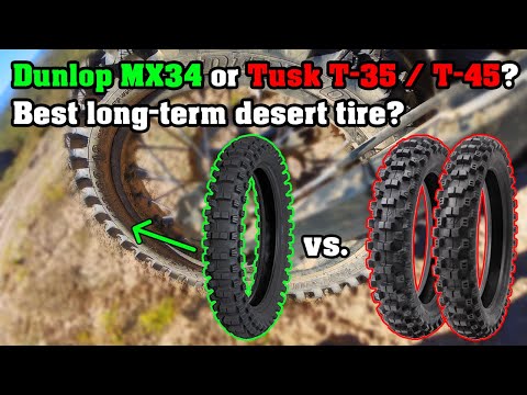 Dunlop MX34 vs Tusk T-35 and T-45 | Best Long-Term Desert Tire?