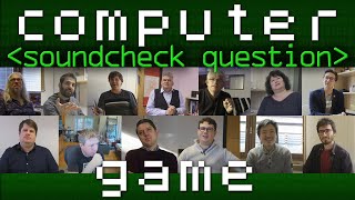 What Was Your First Computer Game? (Soundcheck Question 2023) - Computerphile