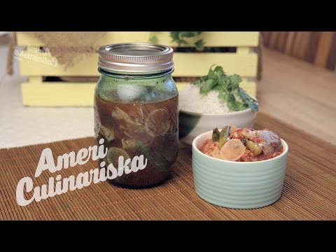 Pickled Herring Korean Style! Recipe (Koreansk inlagd sill) | Americulinariska