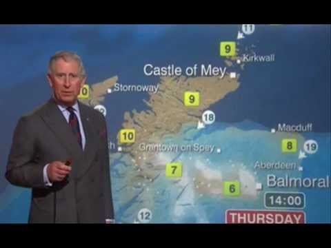 Prince Charles delivers flawless weather bulletin for BBC Scotland