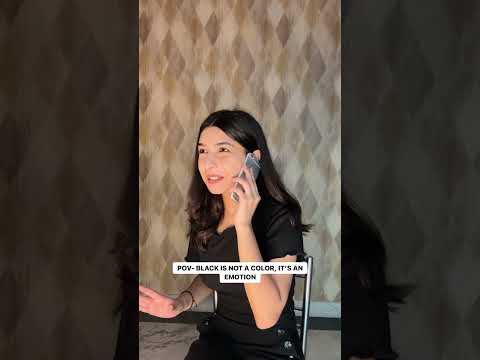 POV-Black Is Not A Color,It’s An Emotion #black #blacklove #fashionmemes #obsessed #blackisanemotion