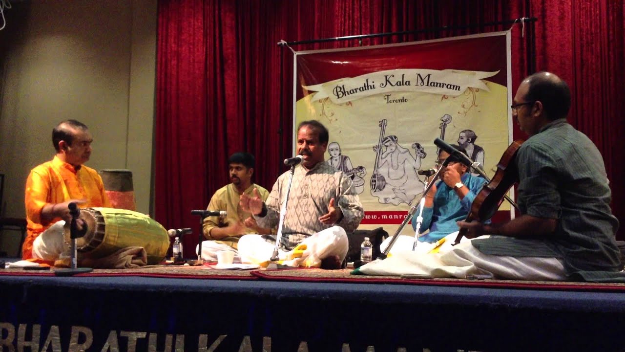 Sri.B.Balasubrahmaniyan performing at Bharathi Kala Manram