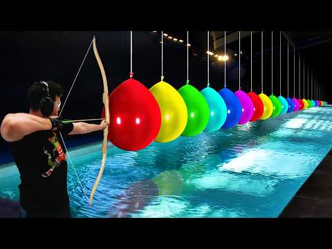 How Many Water Balloons Stop An Arrow?