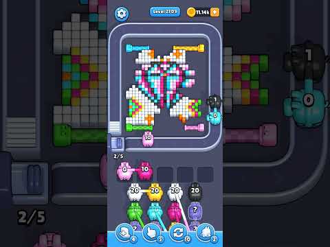 Pixel Flow Level 2709 Walkthrough