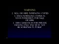 Buena Vista VHS Copyright Warning Scroll 1994