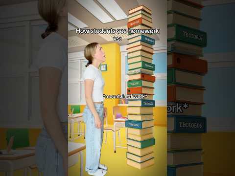 How students see school vs how teachers see school #comedy #skit #pov #relatable