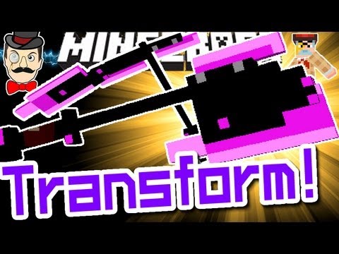 AdamzoneTopMarks - Minecraft TRANSFORMING WEAPON Mod ! Huge 3D Axe !