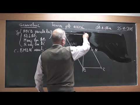1/2 Lectia 1754 Clasa 7 - Paralelogram Dreptunghi Romb Definitie Proprietati echivalente Probleme