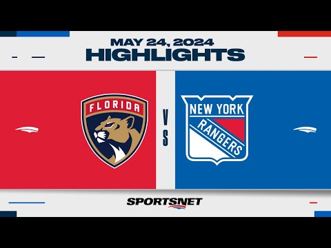 NHL Game 2 Highlights | Panthers vs. Rangers - May 24, 2024