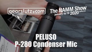 Video thumbnail for Peluso P-280 large diaphragm condenser studio mic - Gearslutz @ NAMM 2020 by Gearspace Forum
