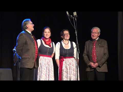 Wenn der Schnee obafollt.....(Kärntner Viergesang)