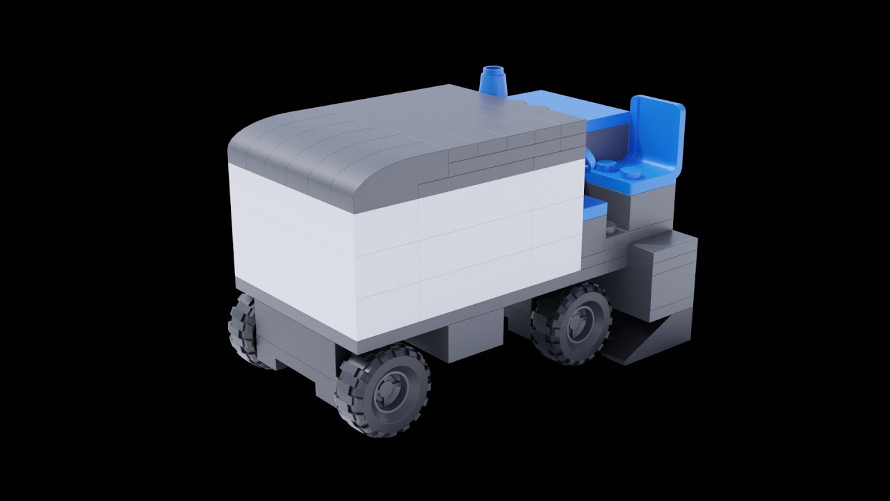 Lego Zamboni 3D Model