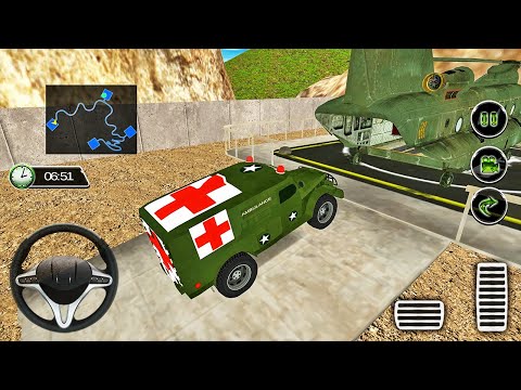 Kaiser M715 Jeep Ambulance Rescue Driving Simulator - Android Gameplay