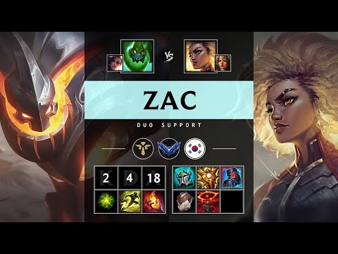 Zac Support vs Rell - KR Diamond Patch 25.14