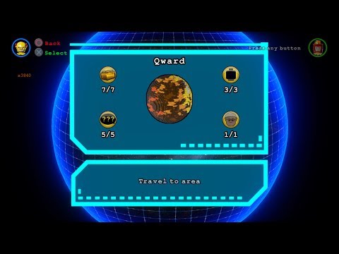 Lego Batman 3 Beyond Gotham - Lantern Planet #5 - Qward - Free Roam Mode!!