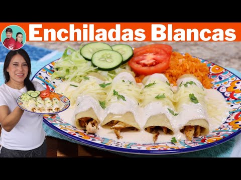 NO! Te Quedes con el ANTOJO de ENCHILADAS BLANCAS | Mi receta que Tienes que PROBAR |