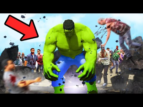 MOZE LI HULK DA PREZIVI ZOMBI APOKALIPSU !? *gta 5 mod*