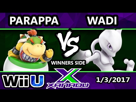 S@X 183 - Parappa (Bowser Jr.) Vs. Wadi (Mewtwo) - SSB4 Tournament - Smash for Wii U - Smash 4