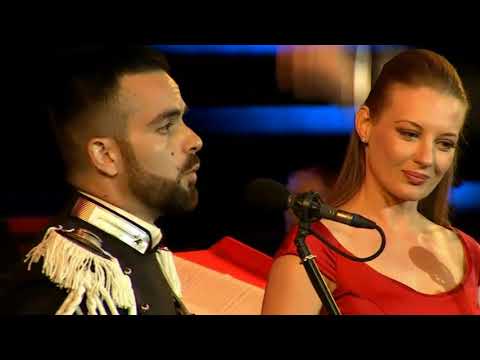 CON TE PARTIRO'  Tenore Carabiniere Roberto Lenoci,  Mezzosoprano Anna Konovalova