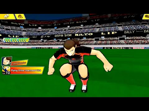 Flying Drive Overhead Kick (Natureza) - Captain Tsubasa Dream Team Skill