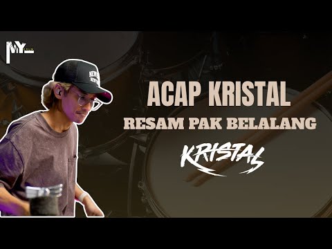 Resam Pak Belalang - Kristal (drum play through by Acap Kristal)