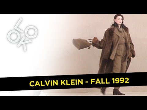 Calvin Klein Fall 1992: Fashion Flashback