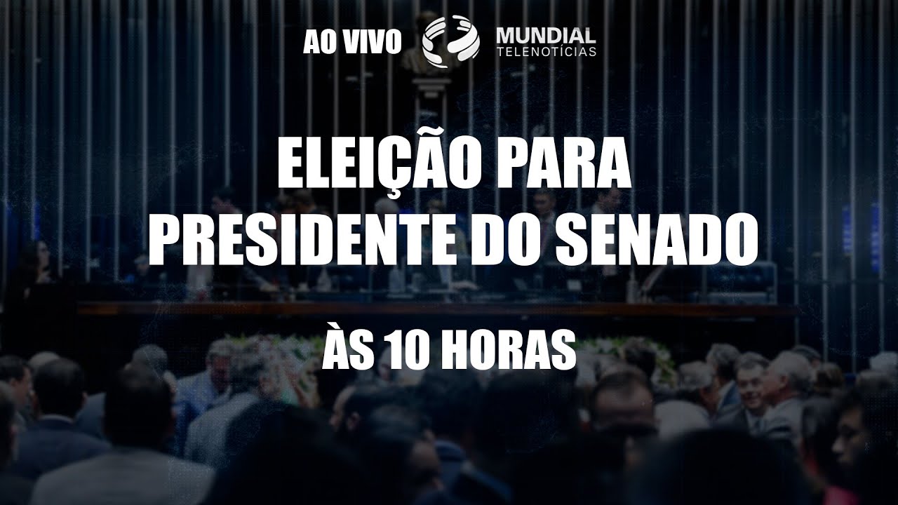[01/02/25] SENADORES ESCOLHEM NOVO PRESIDENTE DO SENADO - AO VIVO