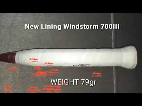 New Raket Lining Windstorm 700 III