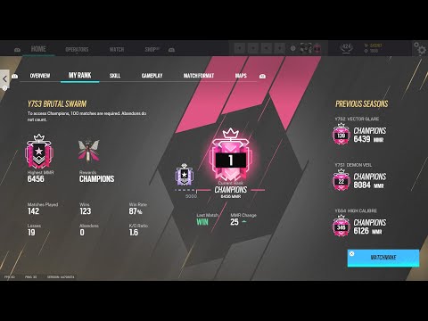 [FULL GAME] RANKED VS #1 CHAMP - TOP FRAGGING ON CONTROLLER - RAINBOW SIX SIEGE CONSOLE