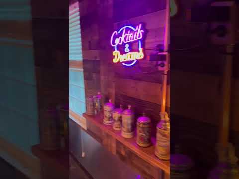 My new super cool steampunk bar in the Garage Mahal!