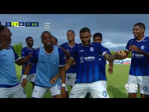 Gols e lances de Itabuna x Bahia