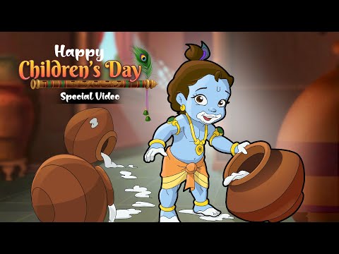 Krishna - Happy Children's Day | Special Video | Cartoons for Kids