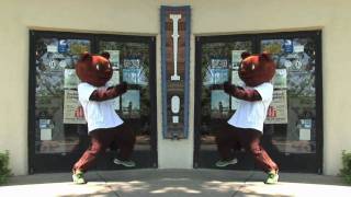 Tokey the Bear in I Shake I Move by LMFAO