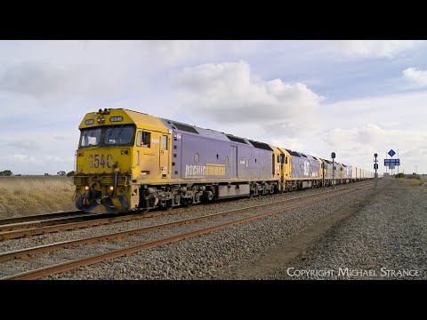 7902V Mildura Container Train At Gheringhap G540 BL27 G520 BL30 (9/8/2024) - PoathTV Railways