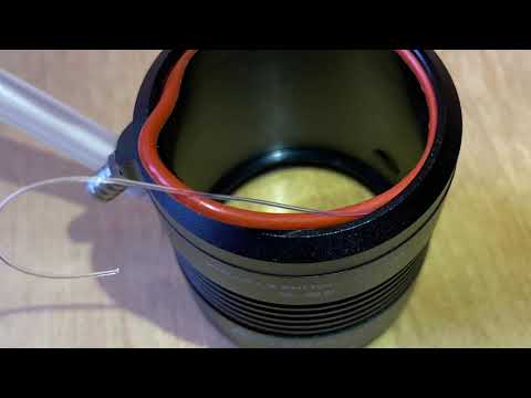 Sealing a brushless motor cooling jacket leak with a fishing line
