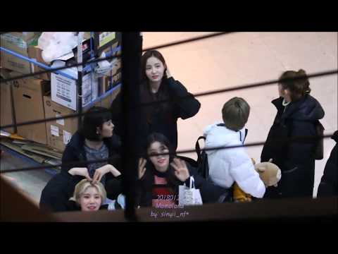 [Fancam] 20180125 Momoland interactions with N.Fias! so cute!!