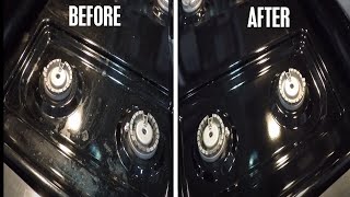How To Clean A Black Stove Top - One Little Secret!