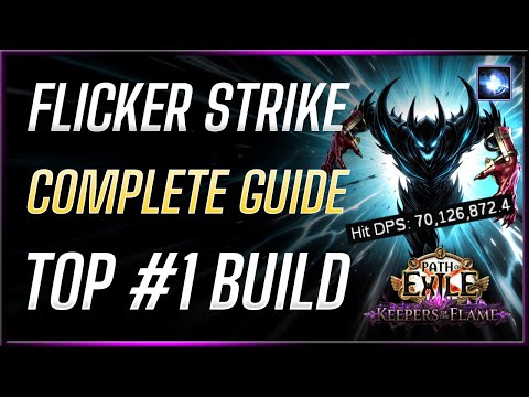 Flicker Strike INT Stacking Jugg Build Guide - INSANE Clear & DPS | PoE 3.27 Keepers of the Flame