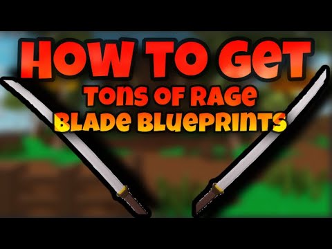 HOW TO GET INFINITE RAGE BLADE BLUEPRINT ON ROBLOX ISLANDS/SKYBLOCK