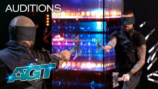 Download lagu Blade 2 Blade Brings Simon Cowell on Stage For a Shocking Performance | AGT 2022 mp3