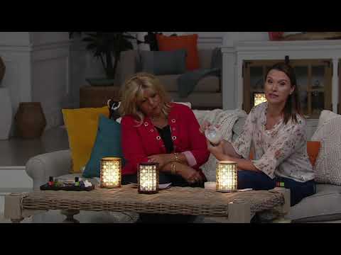 RevitaSpa Aromatherapy Oil Diffuser & Flameless Candle on QVC